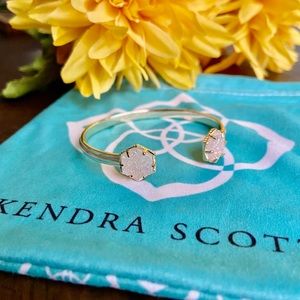 Kendra Scott Gold Cuff Crystal Bracelet